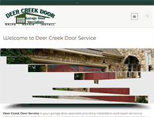 Tablet Screenshot of deercreekdoor.com
